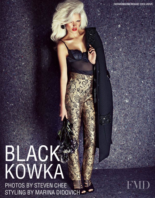 Anja Konstantinova featured in Black Kowka, July 2011