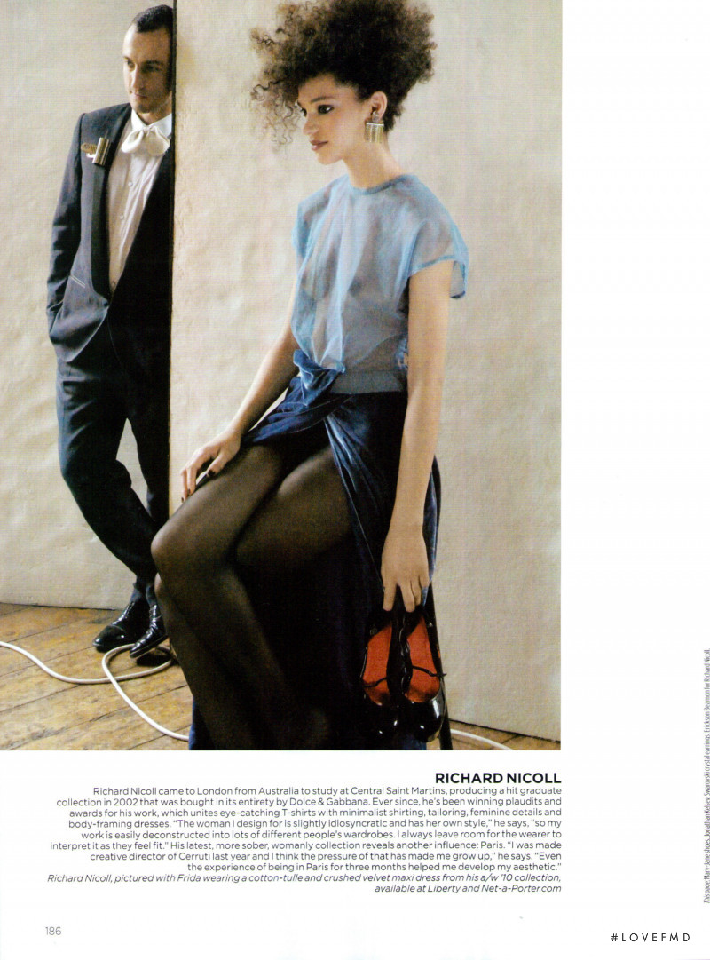 Frida Munting featured in Fashion Counsel, May 2010
