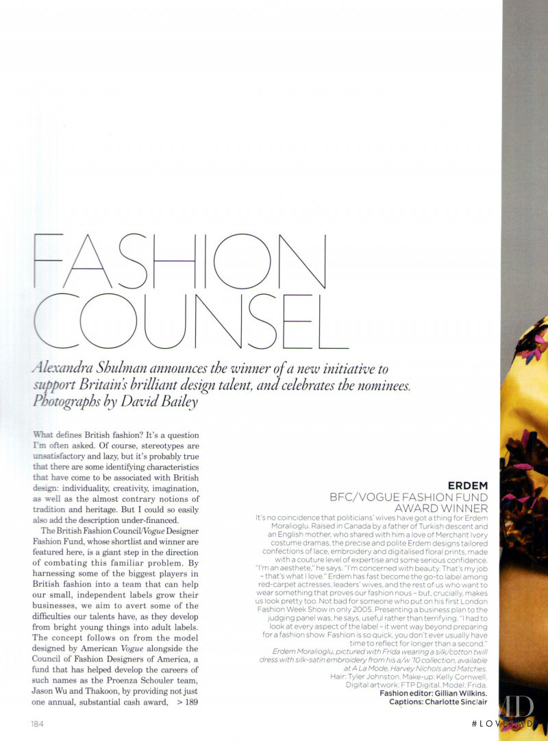 Fashion Counsel, May 2010