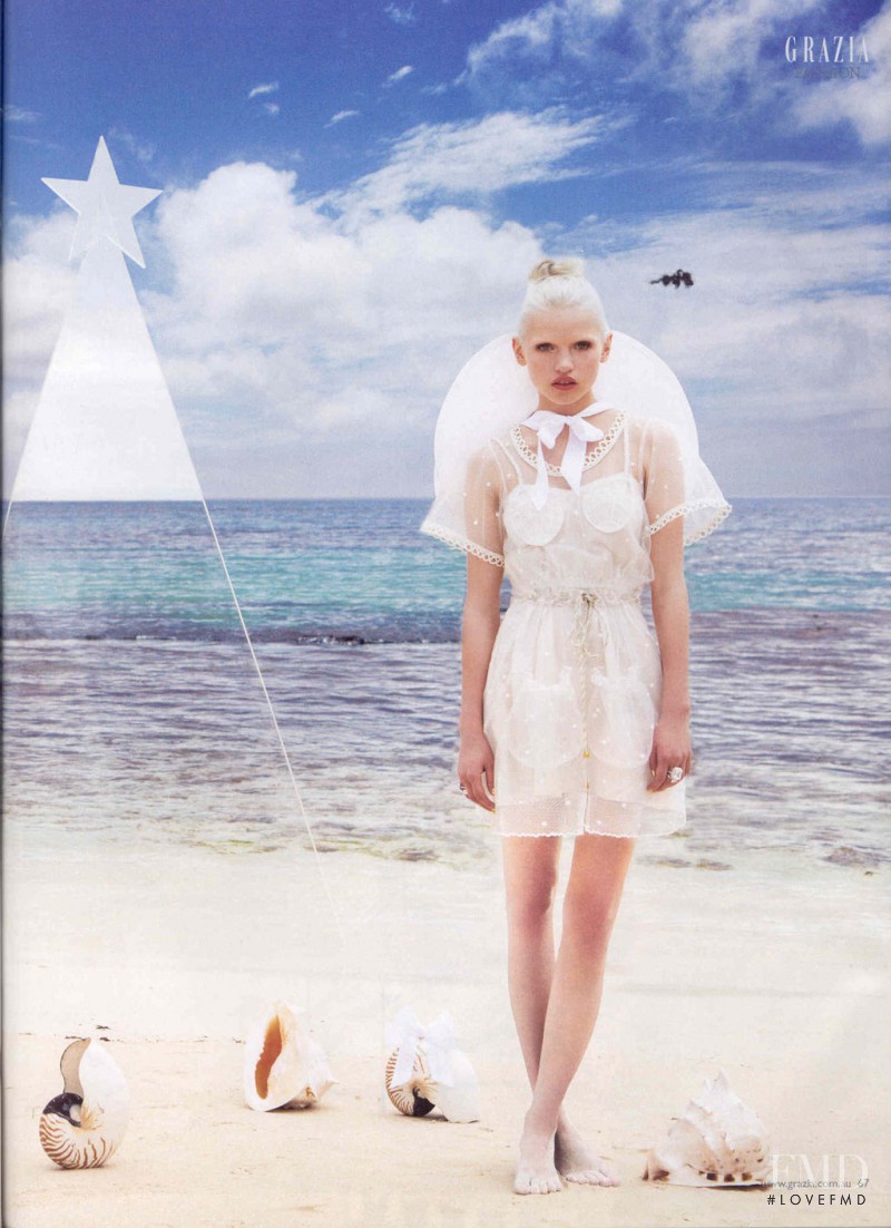 Anja Konstantinova featured in White Sand, January 2011