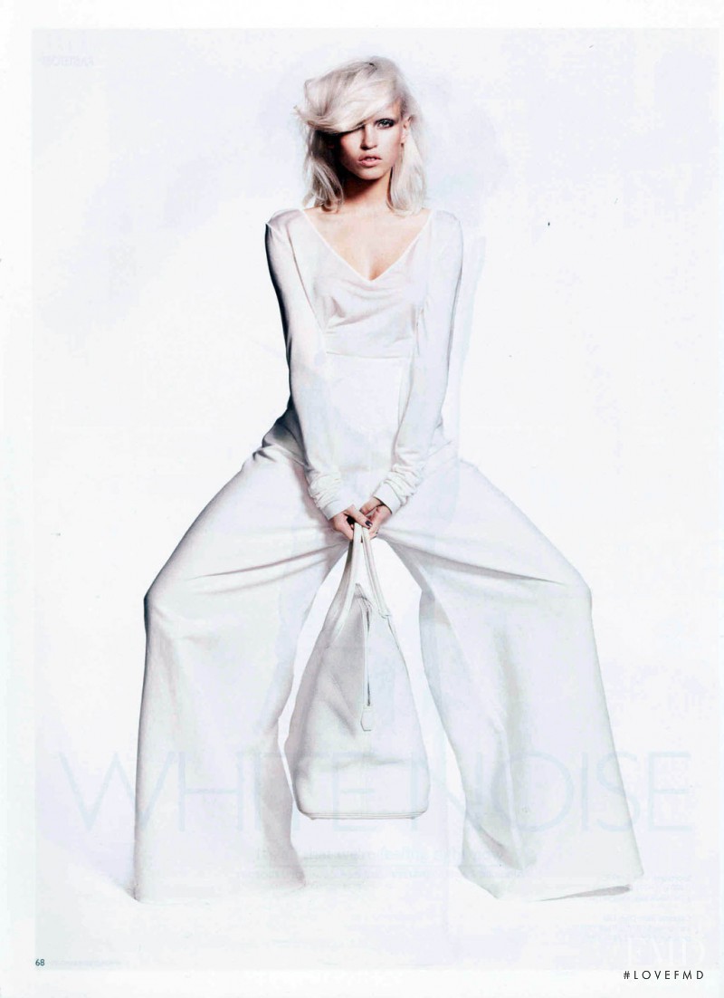 Anja Konstantinova featured in White Noise, May 2011