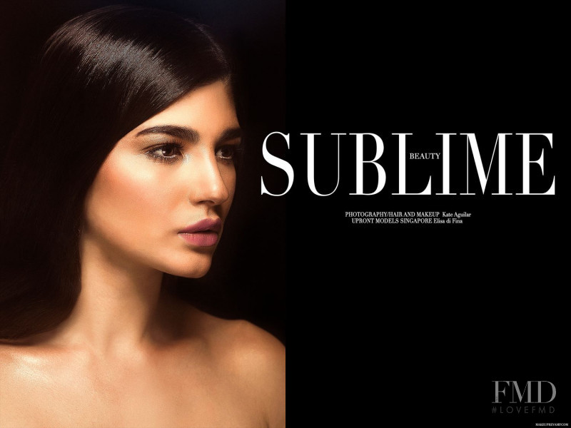 Elisa Di Fina featured in Beauty Sublime, May 2017