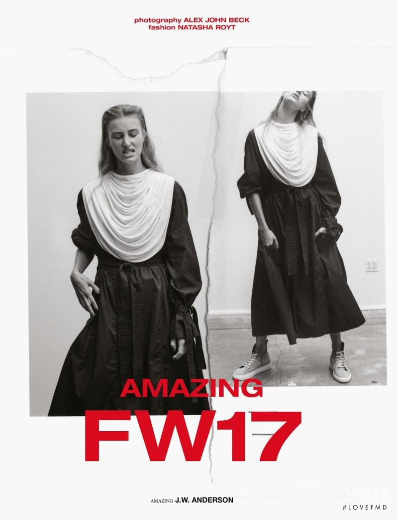 Susanne Knipper featured in Amazing FW17, September 2017