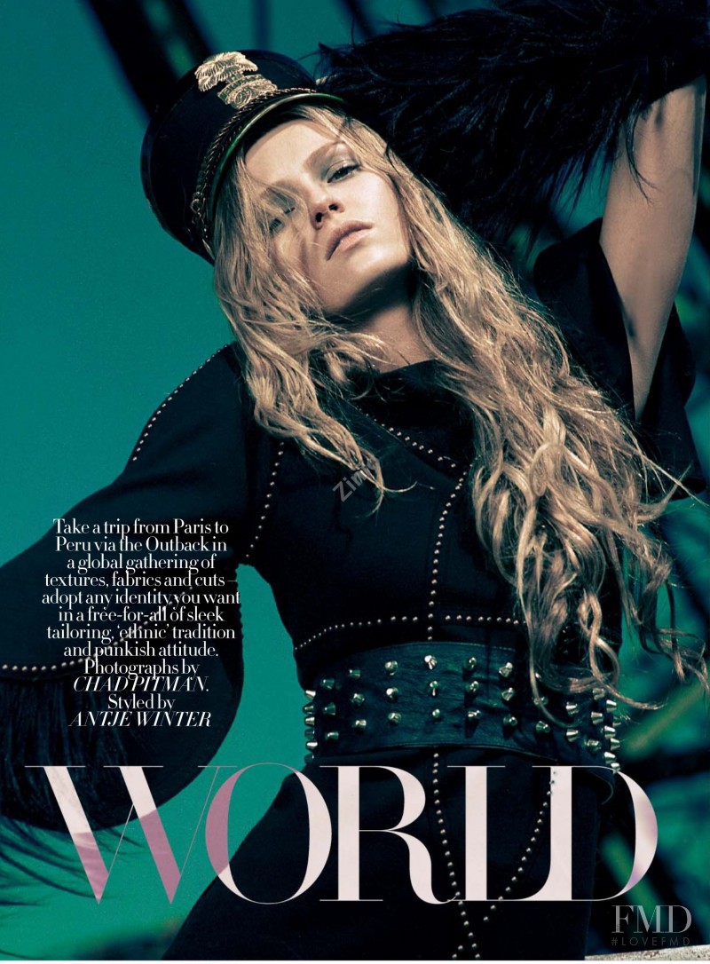 Valentina Zelyaeva featured in World Party, October 2007