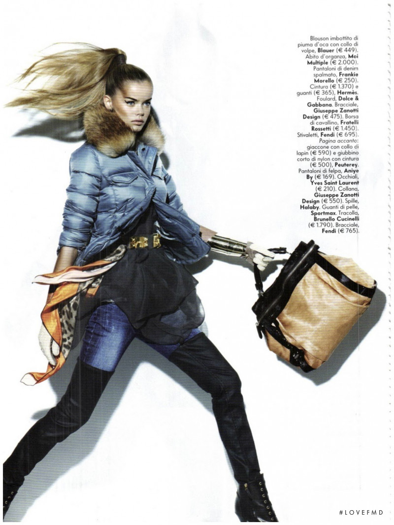 Frida Aasen featured in Sopra Tutto, October 2011