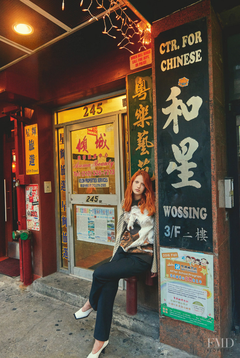 Julia Banas featured in The China Town Plaid, November 2017