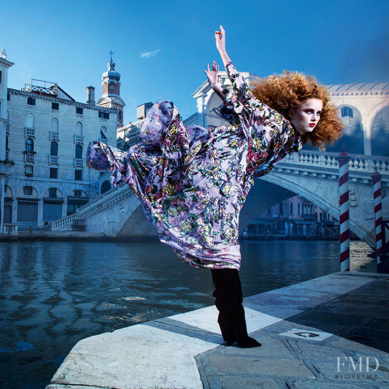 Rianne Van Rompaey featured in Venetian Fantasy, November 2017