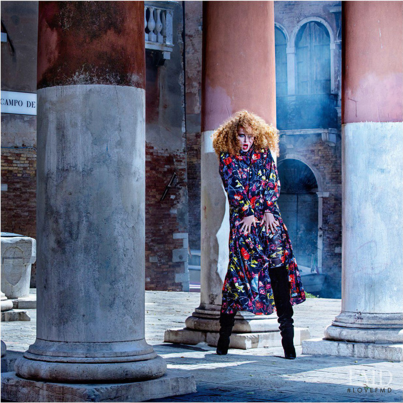 Rianne Van Rompaey featured in Venetian Fantasy, November 2017