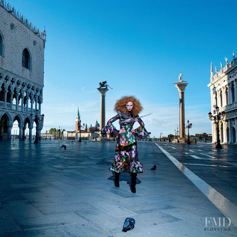 Rianne Van Rompaey featured in Venetian Fantasy, November 2017