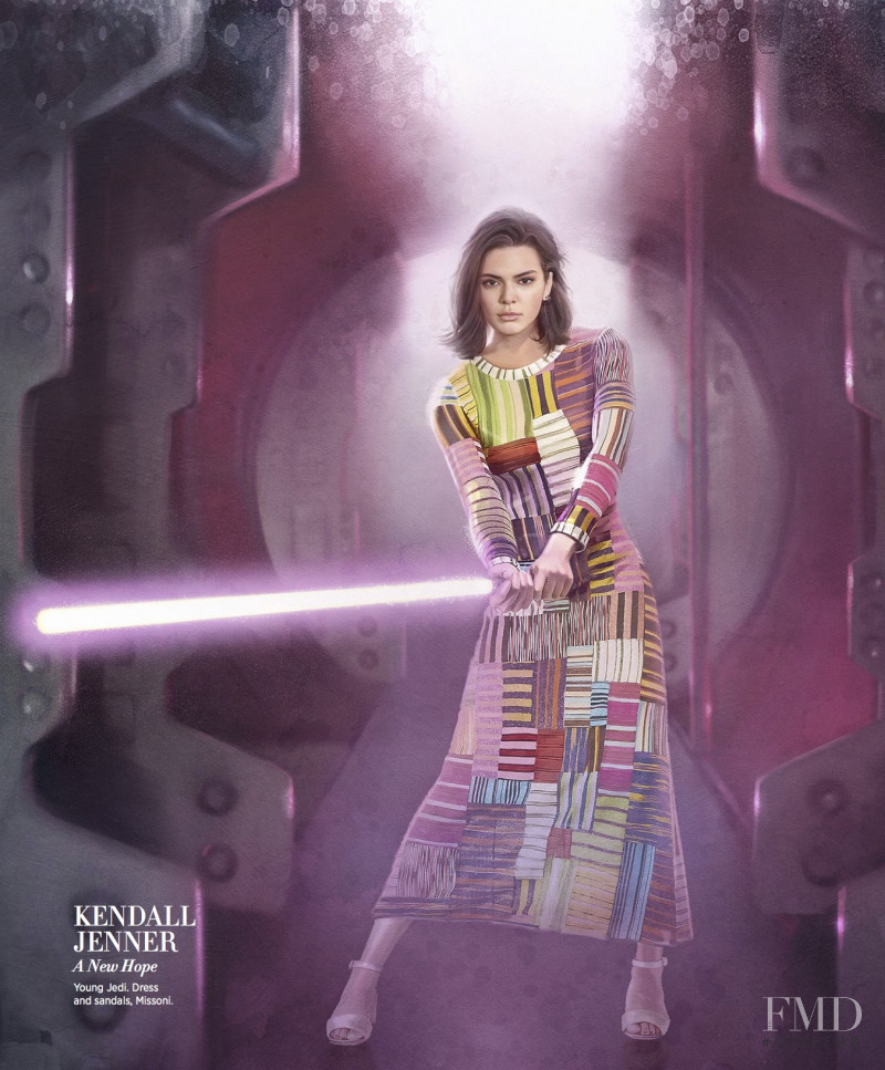 Kendall Jenner featured in Star Wars: The Forces of Fashion, November 2017