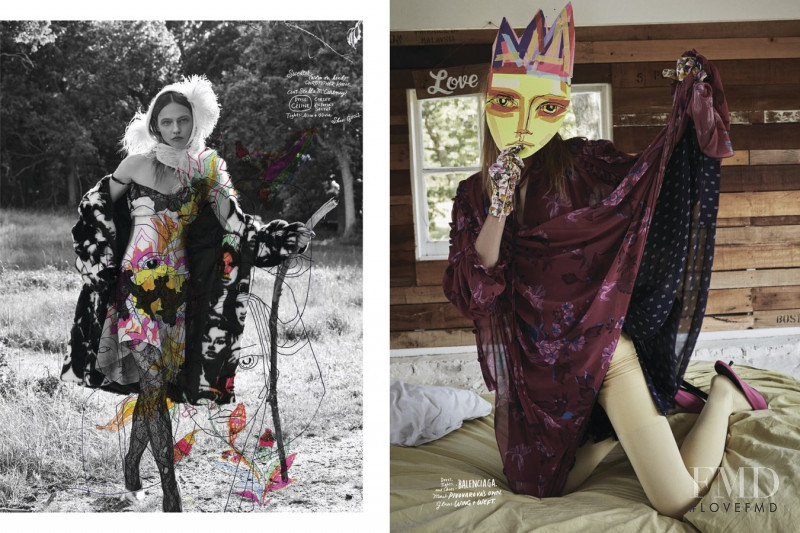 Sasha Pivovarova featured in Sasha\'s World, October 2017