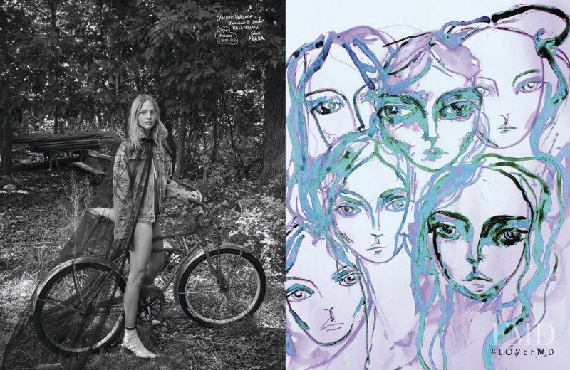 Sasha Pivovarova featured in Sasha\'s World, October 2017
