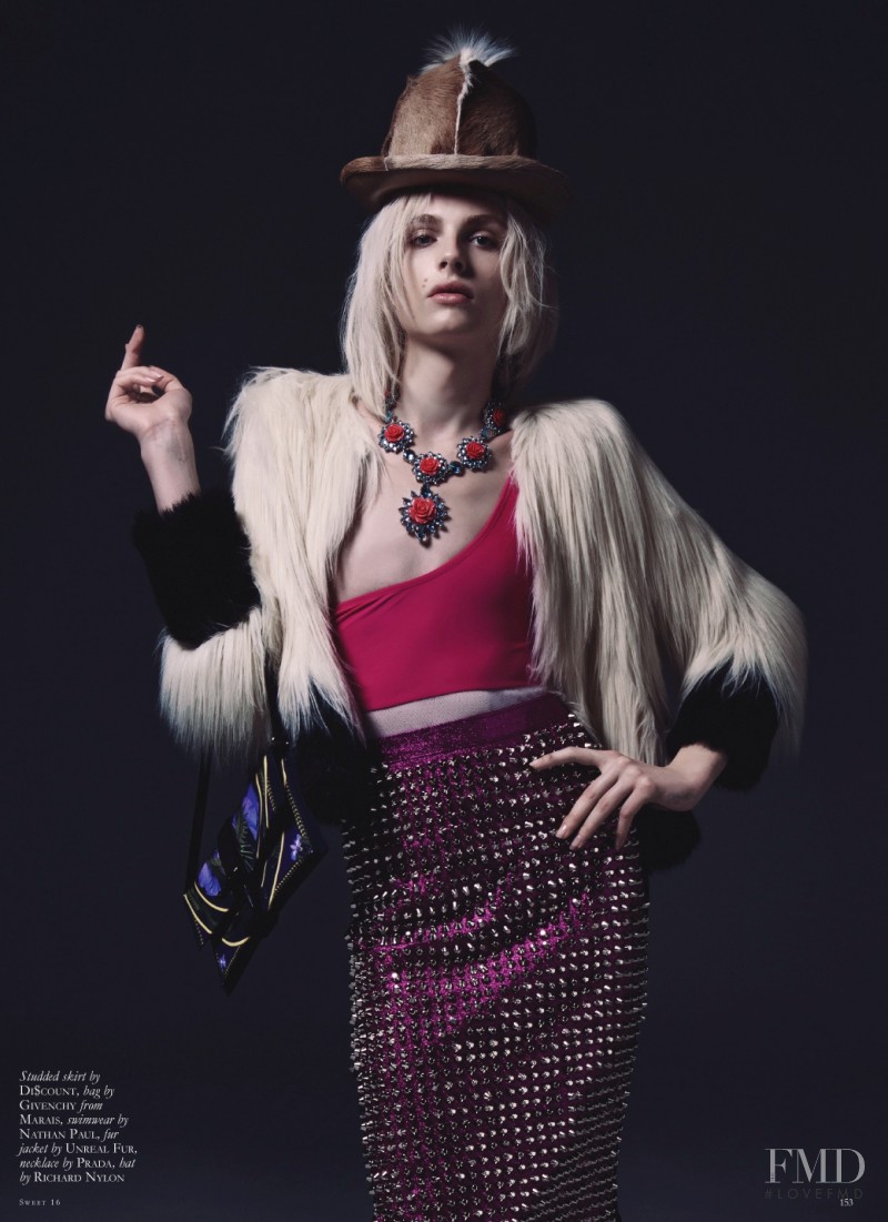 Andrej Pejic featured in My People Were Fair And Had Sky In Their Hair, March 2012