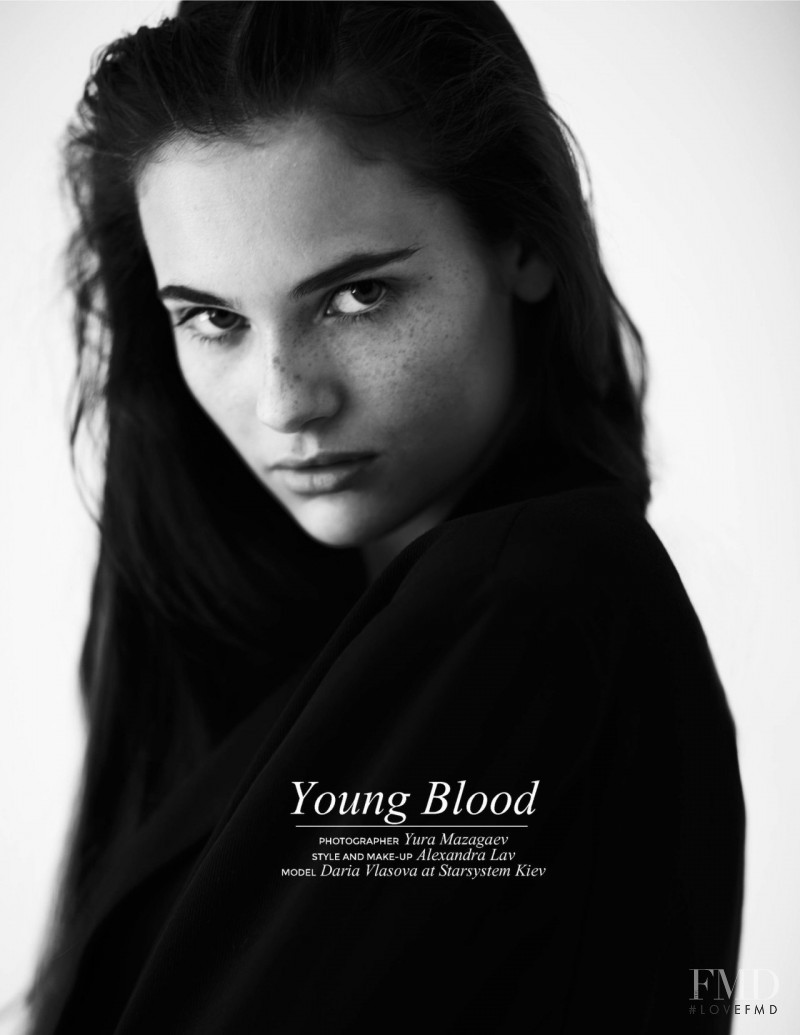 Daria Vlasova featured in Young Blood, August 2015