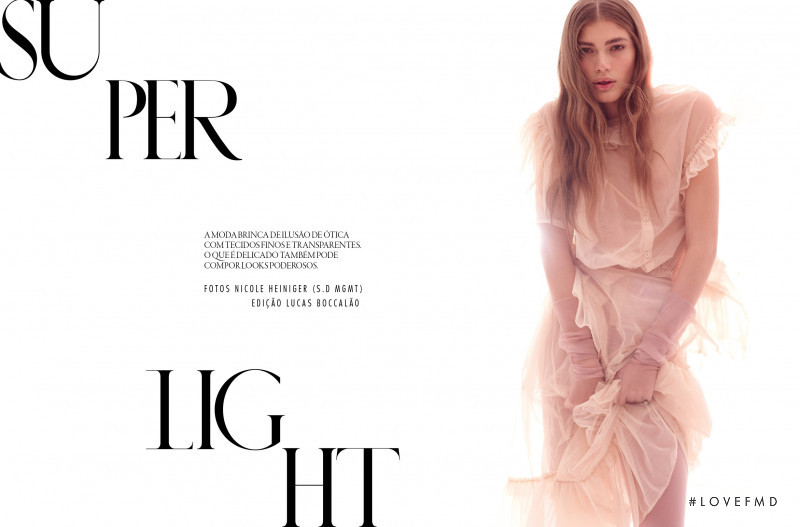 Valentina Sampaio featured in Super Light, July 2017