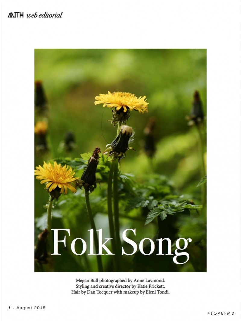 Folk Song, August 2016