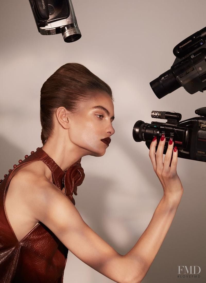 Nina Marker featured in YSL special, September 2017