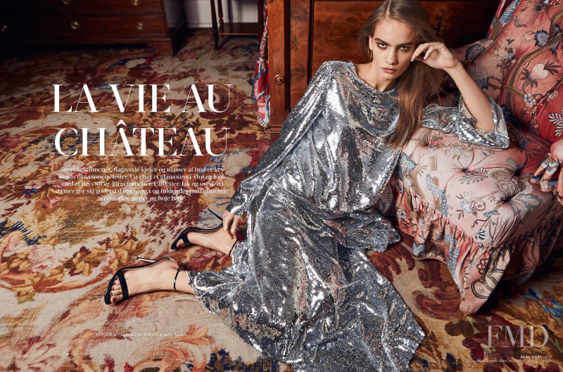 Nina Marker featured in La Vie Au Chateau, September 2017