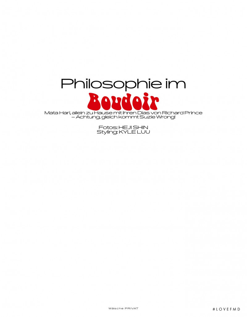 Philosophie im Boudoir, February 2017