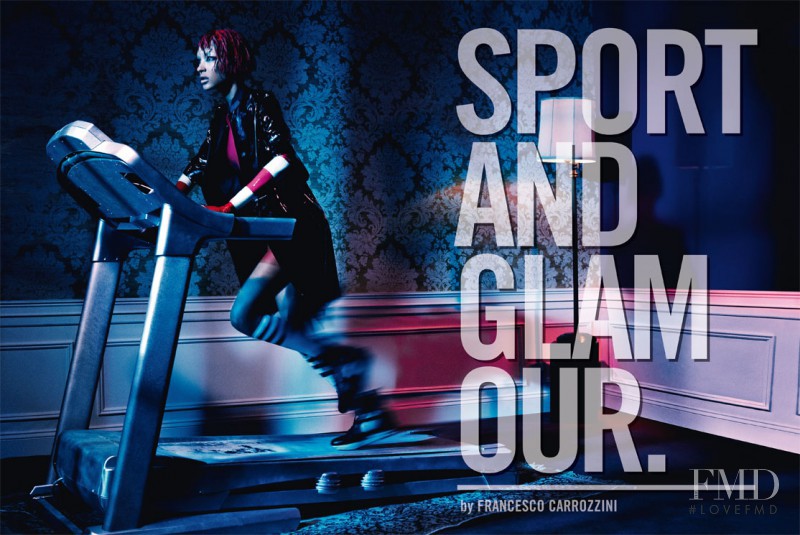 Jourdan Dunn featured in Sport & Glamour, June 2012