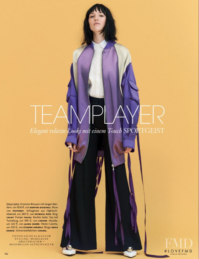 Anya Lyagoshina featured in Teamplayer, March 2016