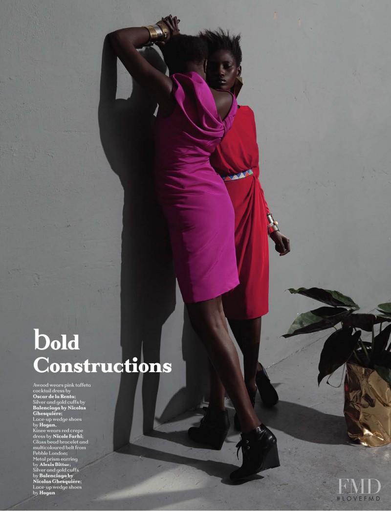 Kinee Diouf featured in Bold Constructions, September 2009