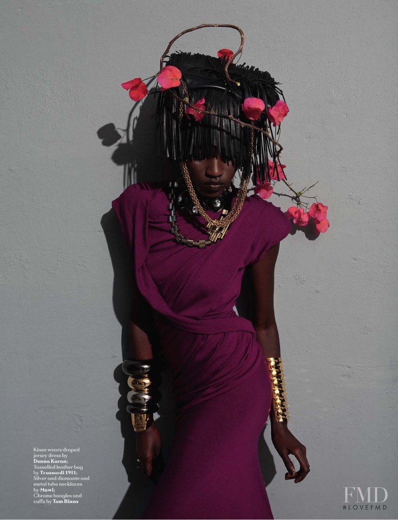 Kinee Diouf featured in Bold Constructions, September 2009