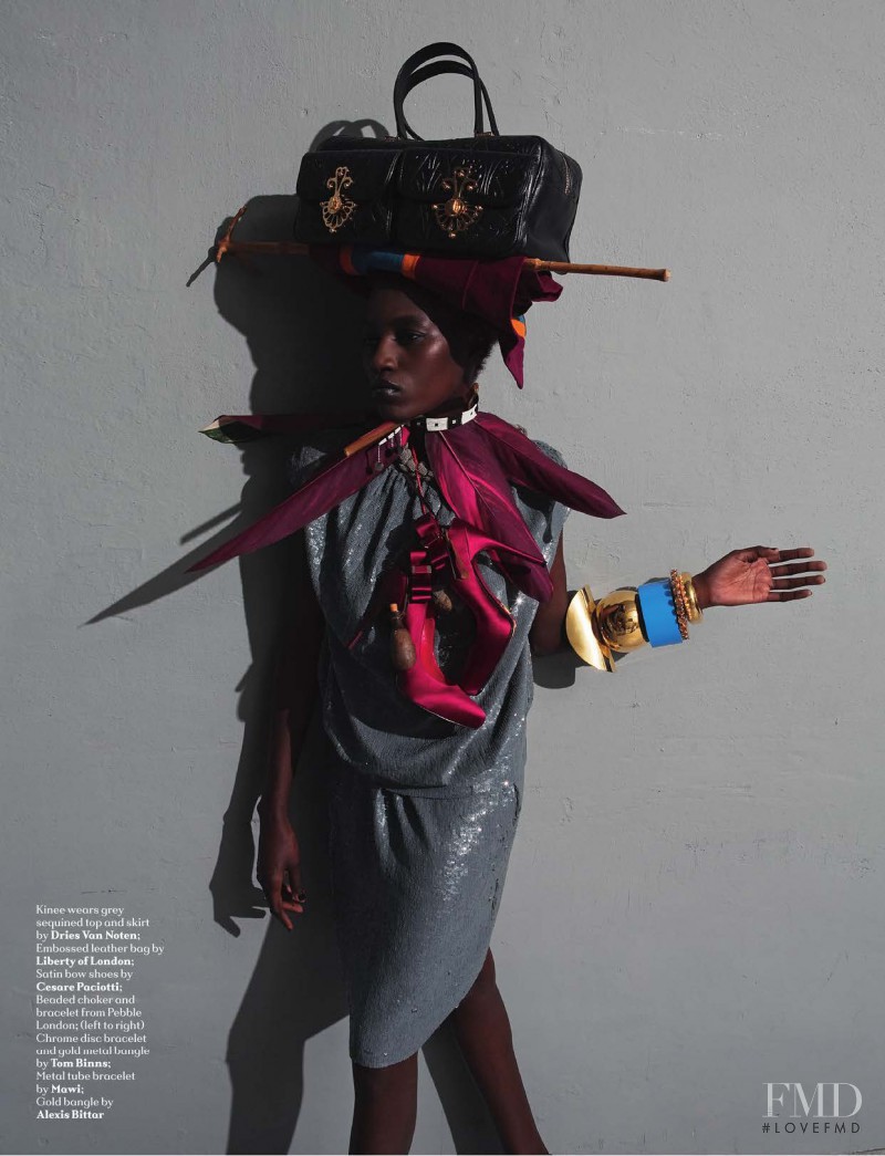 Kinee Diouf featured in Bold Constructions, September 2009