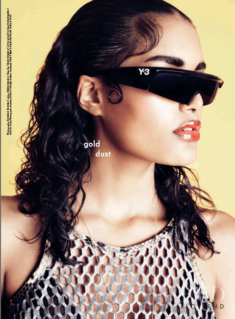 Nadia Araujo featured in Gold Dust, April 2012