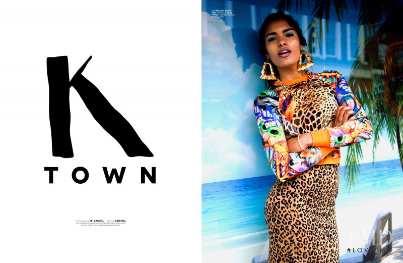 Nadia Araujo featured in K-Town, August 2013