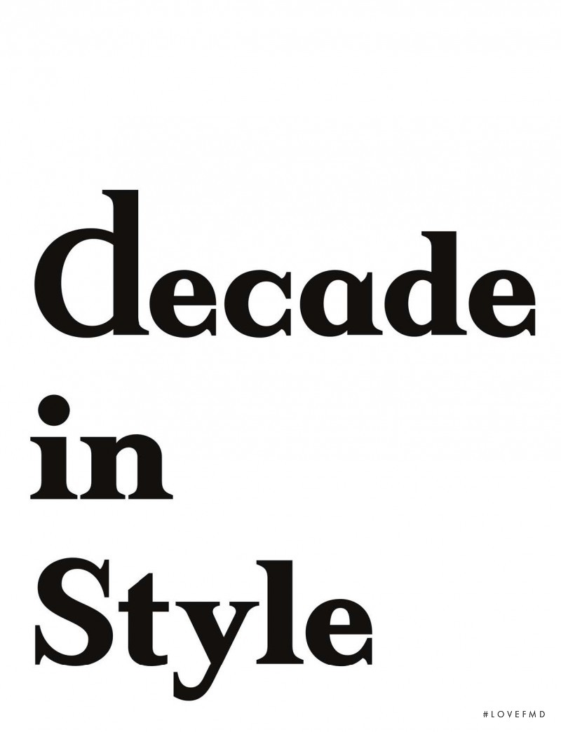 Decade in Style, September 2009