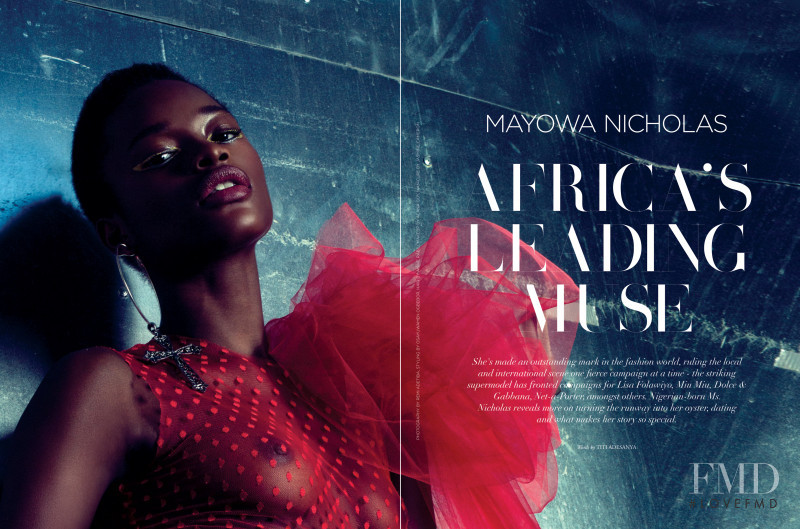 Mayowa Nicholas featured in Model of the Moment, September 2017