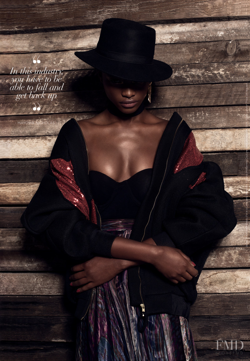 Mayowa Nicholas featured in Model of the Moment, September 2017