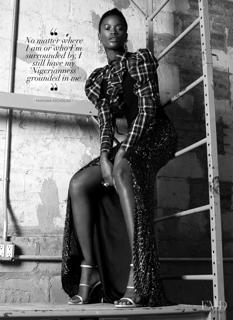 Mayowa Nicholas featured in Model of the Moment, September 2017