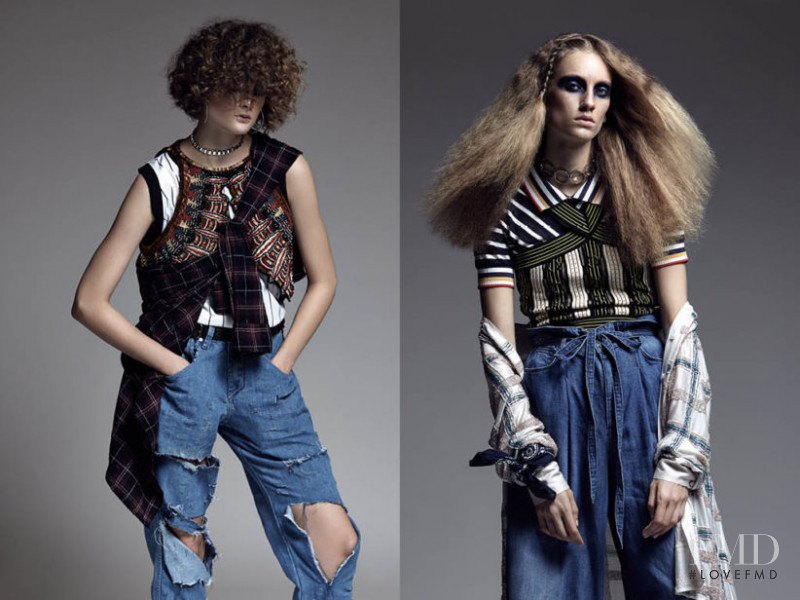 Sarah Berger featured in Grunge, January 2017