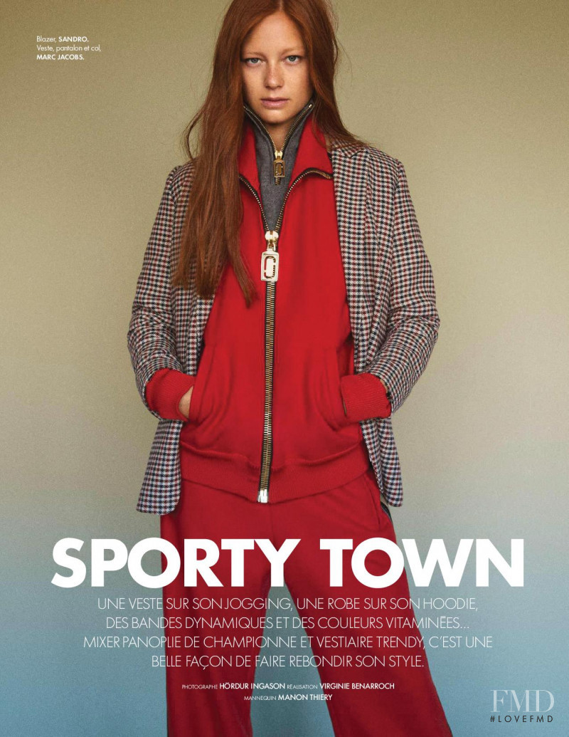 Manon Thiery featured in Sporty Town, November 2017