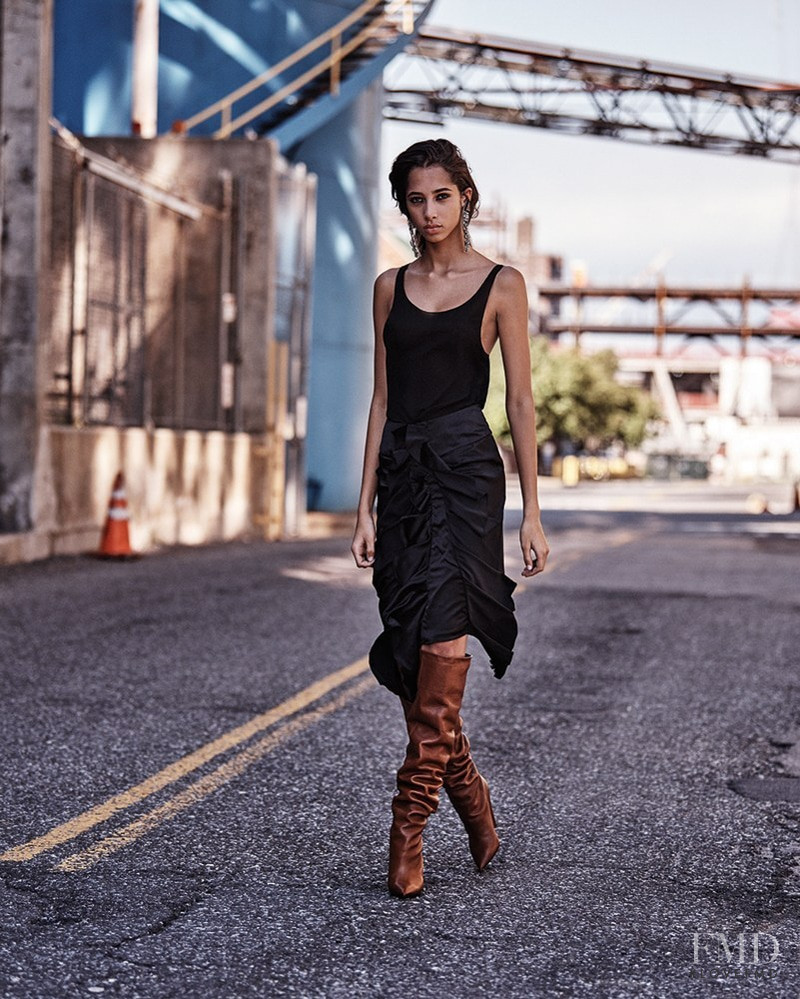 Yasmin Wijnaldum featured in Last Exit To Brooklyn, December 2017