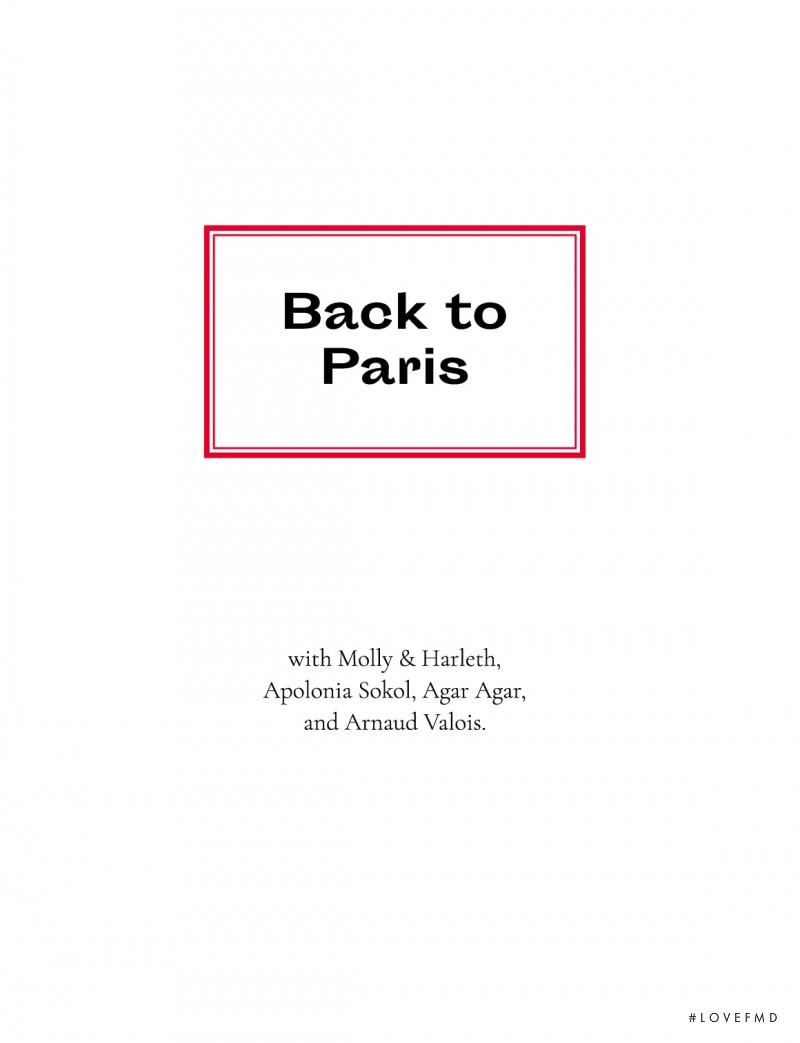 Back To Paris, September 2017