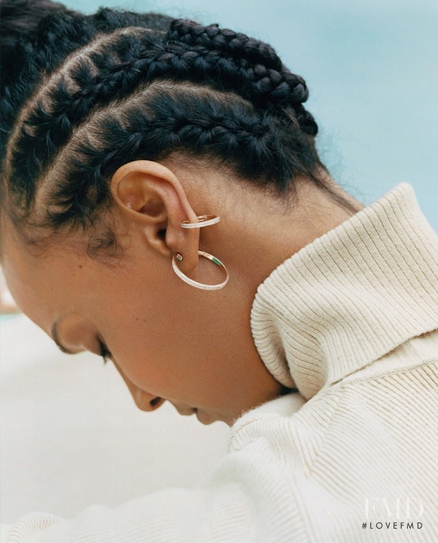 Liya Kebede featured in Liya, Maartje, Harleth and Julia, February 2017