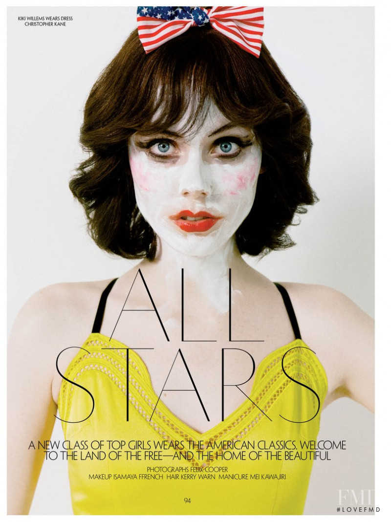 Kiki Willems featured in All Stars, February 2016