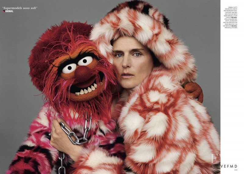 Stella Tennant featured in Muppets, July 2017