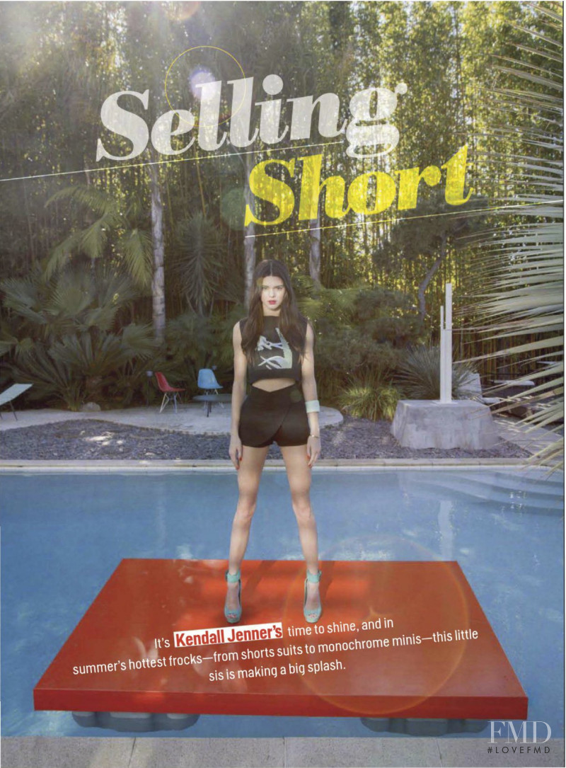 Kendall Jenner featured in Selling Short, May 2013