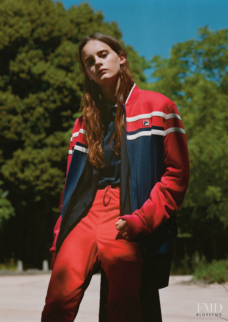 Lea Holzfuss featured in Sportswear That Feels Nostalgic Yet New, September 2016