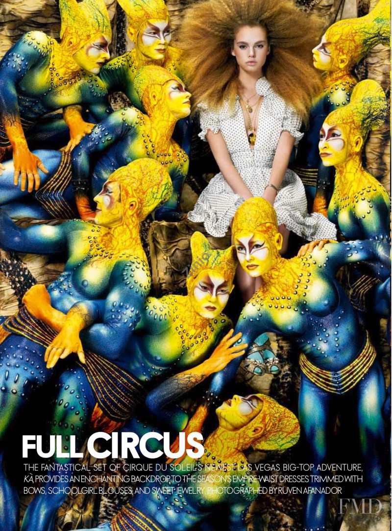 Elizabeth Redvers featured in Full Circus, March 2006
