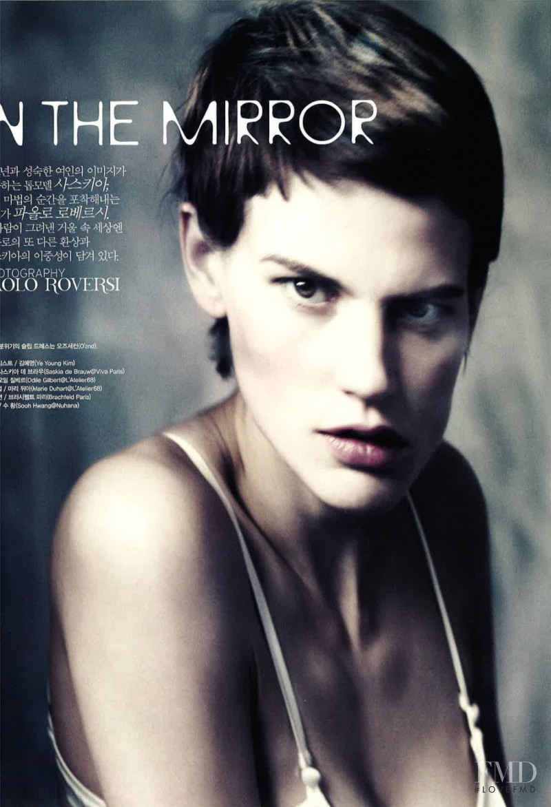 Saskia de Brauw featured in In The Mirror, May 2012