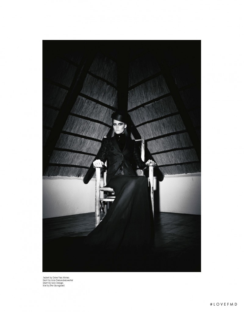 Josefine Nielsen featured in Black Is the Colour, March 2012