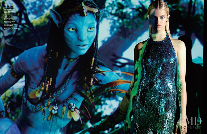 Hailey Clauson featured in The World Of James Cameron, June 2012