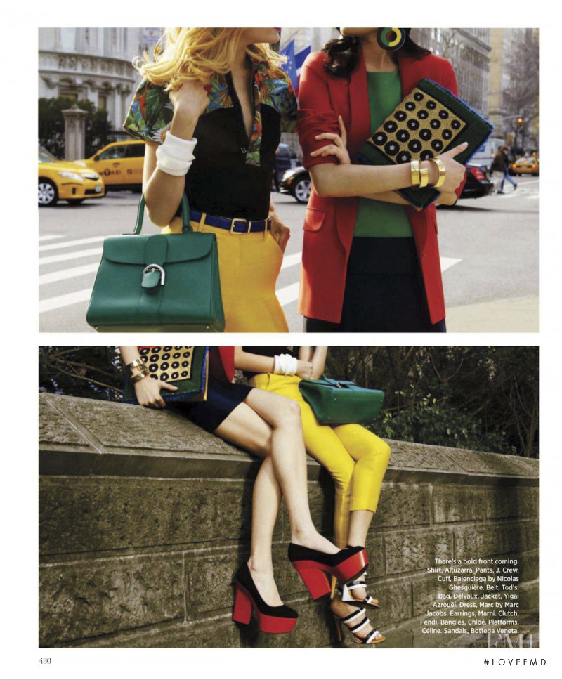 Hanne Gaby Odiele featured in Street Smart, March 2012