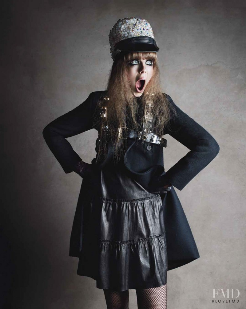 Edie Campbell featured in  It\'s A Mad, Mod World, July 2012