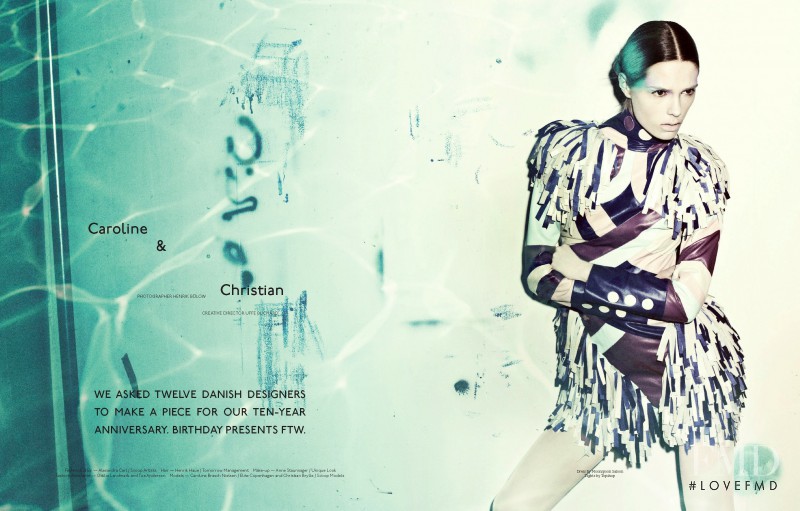 Caroline Brasch Nielsen featured in Falling In Love, March 2012